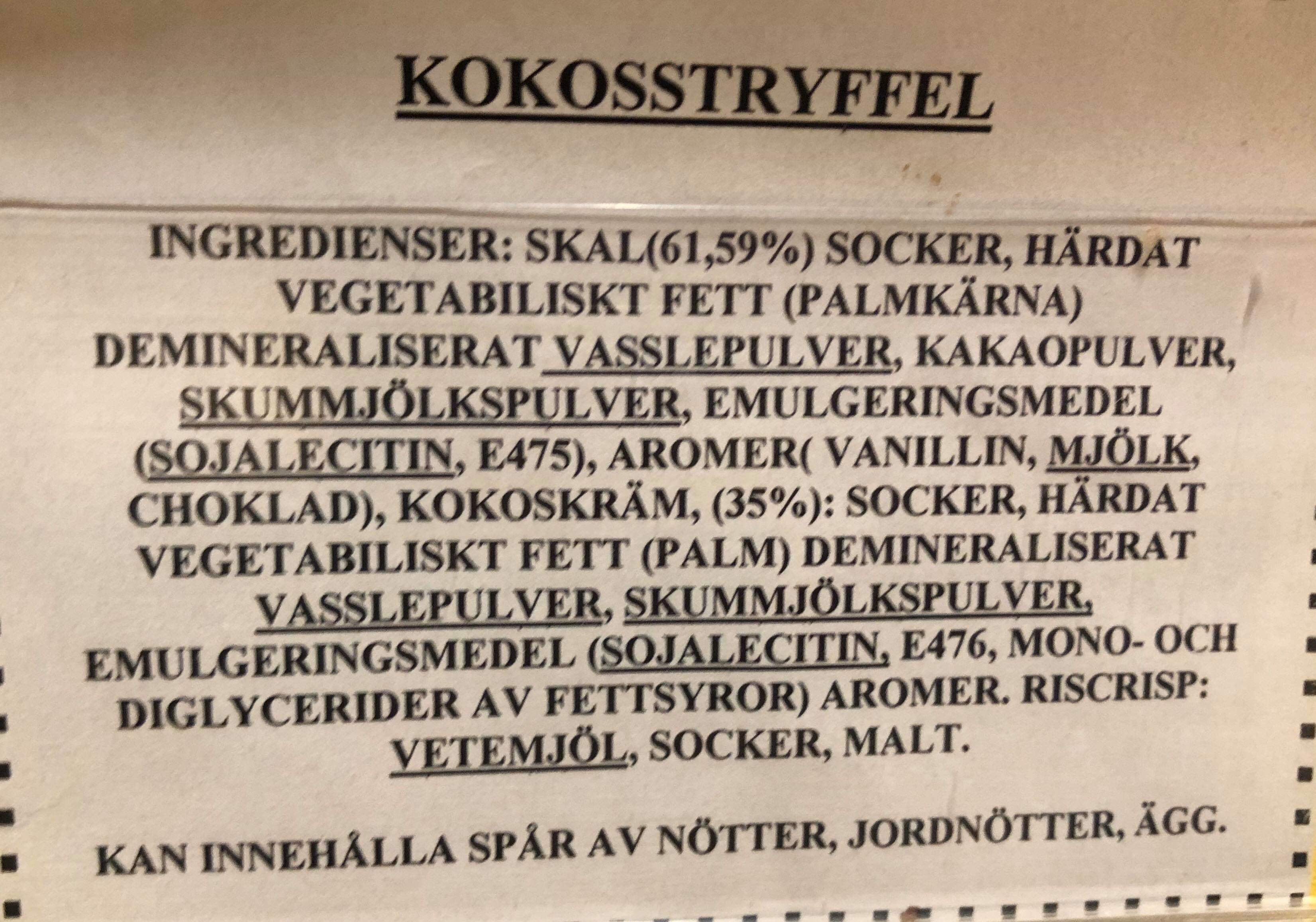 Kokostryffel