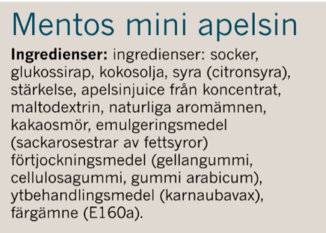 Mentors mini apelsin