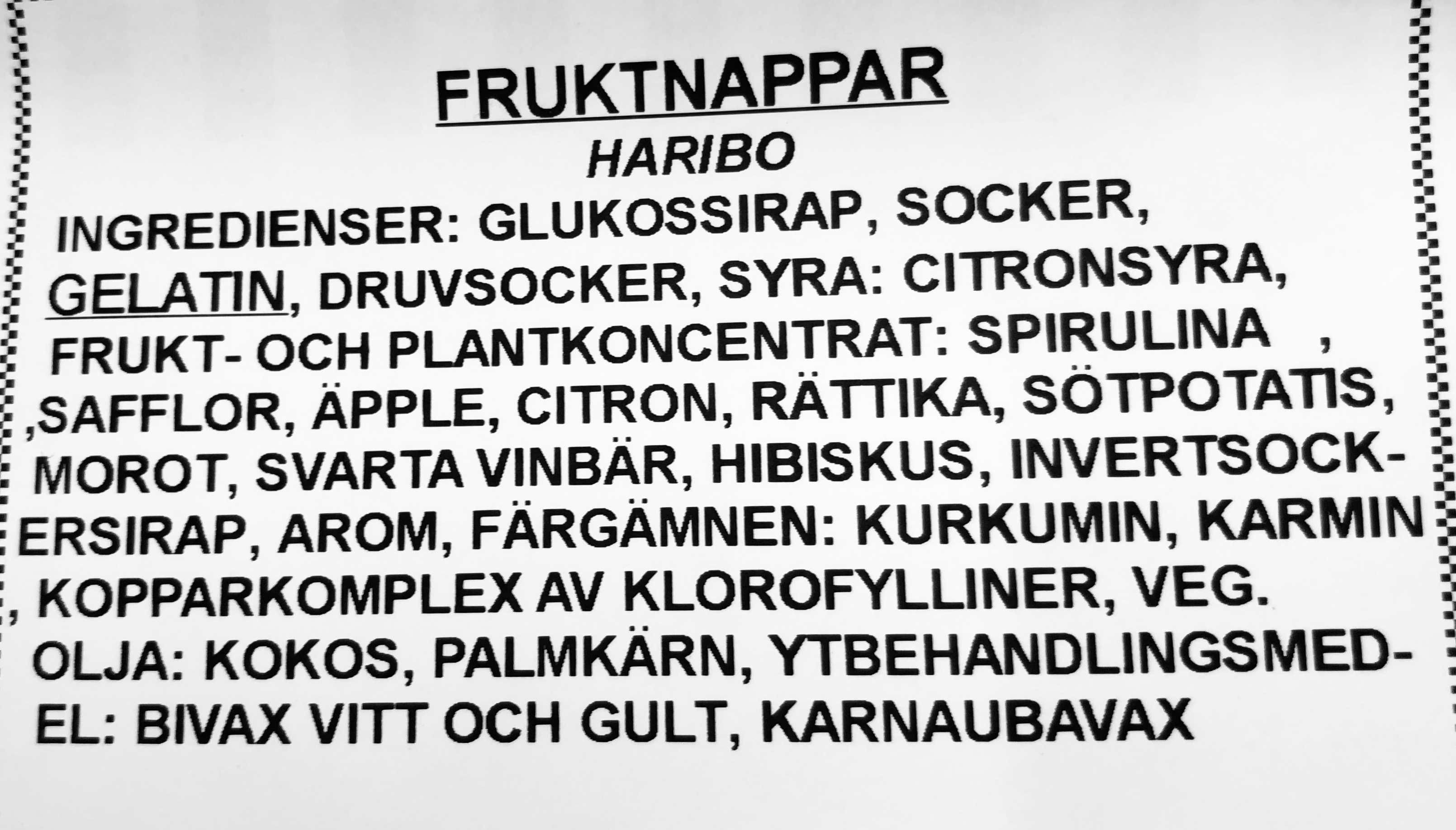 Fruktnappar
