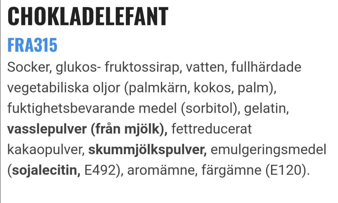 Chokladelefant