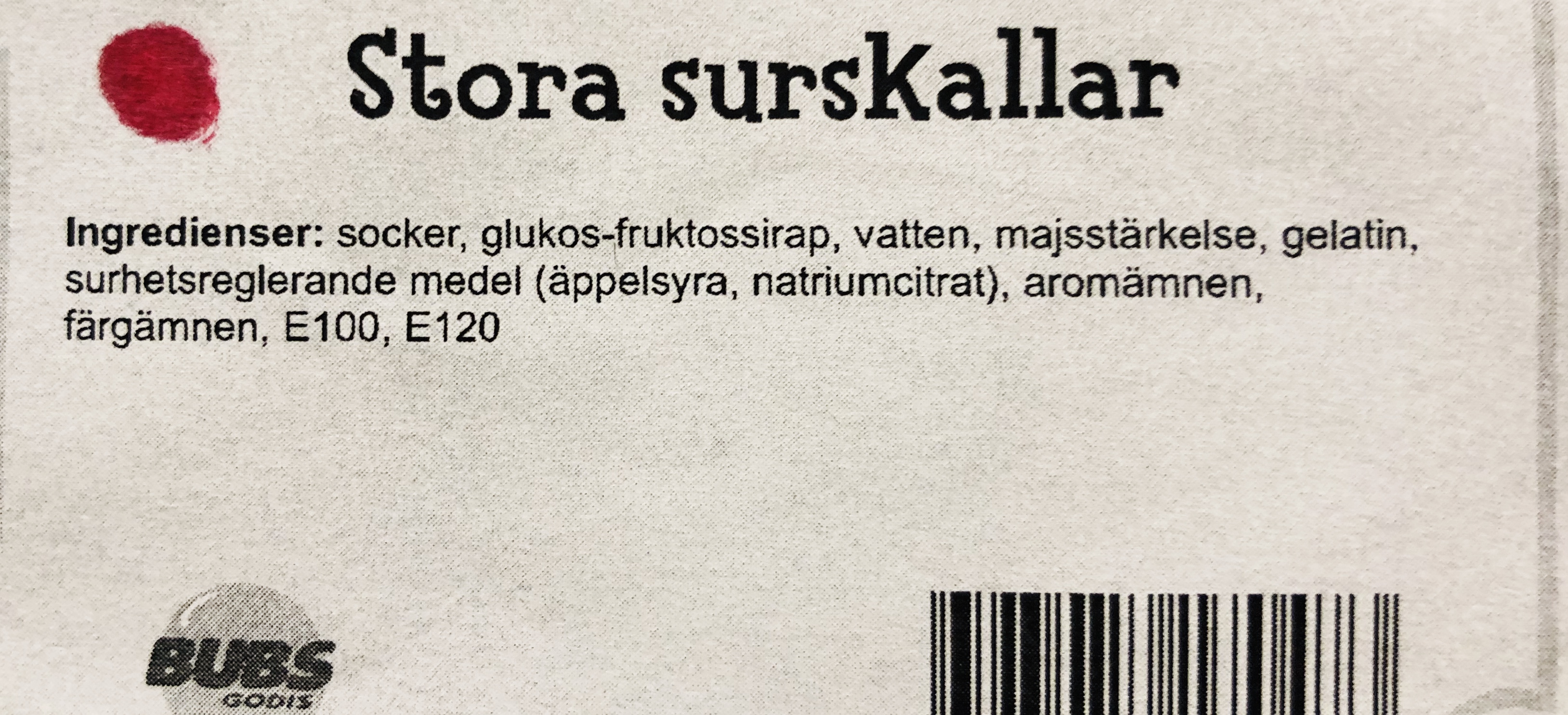 Stora surskallar