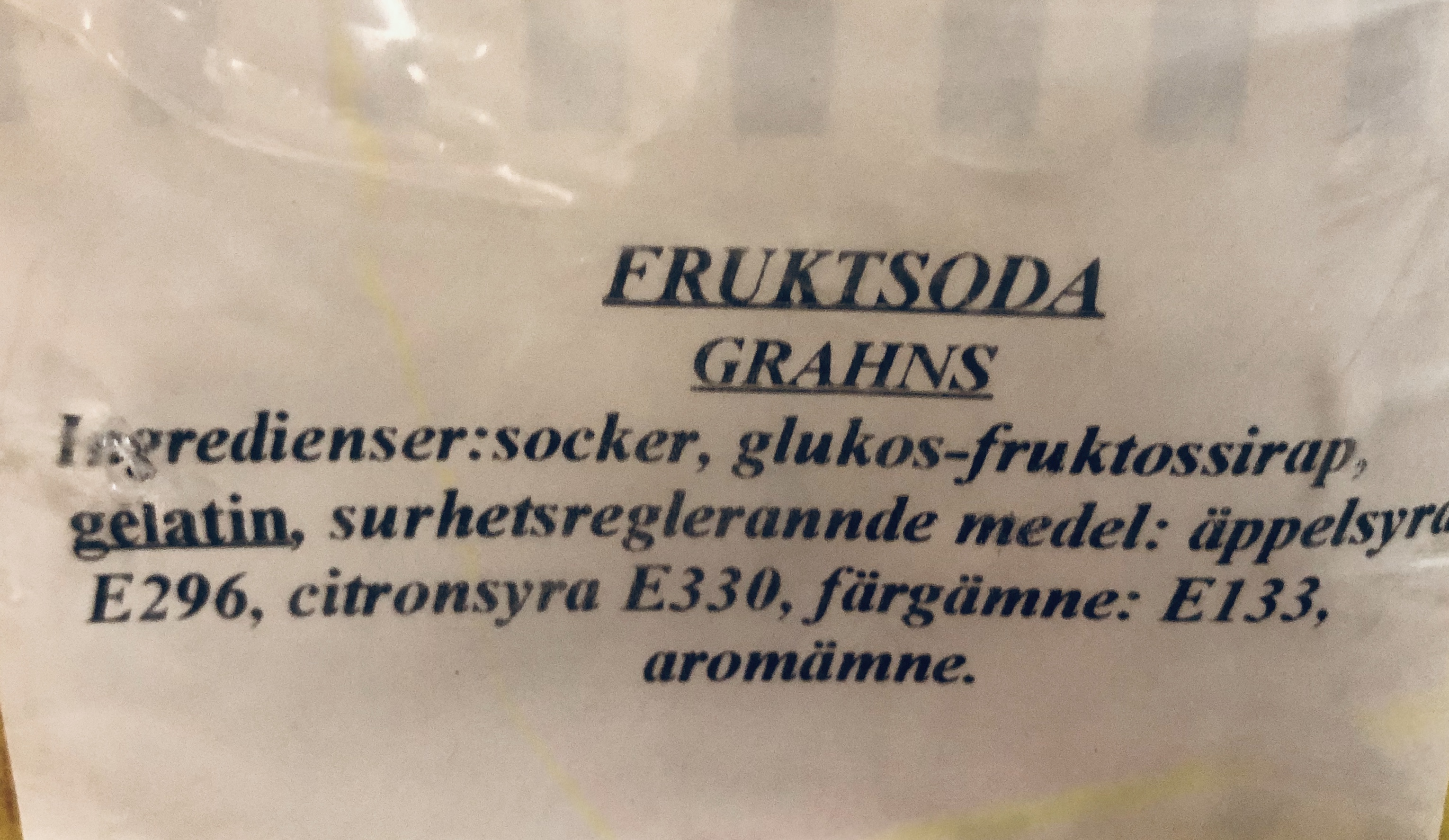 Fruktsoda