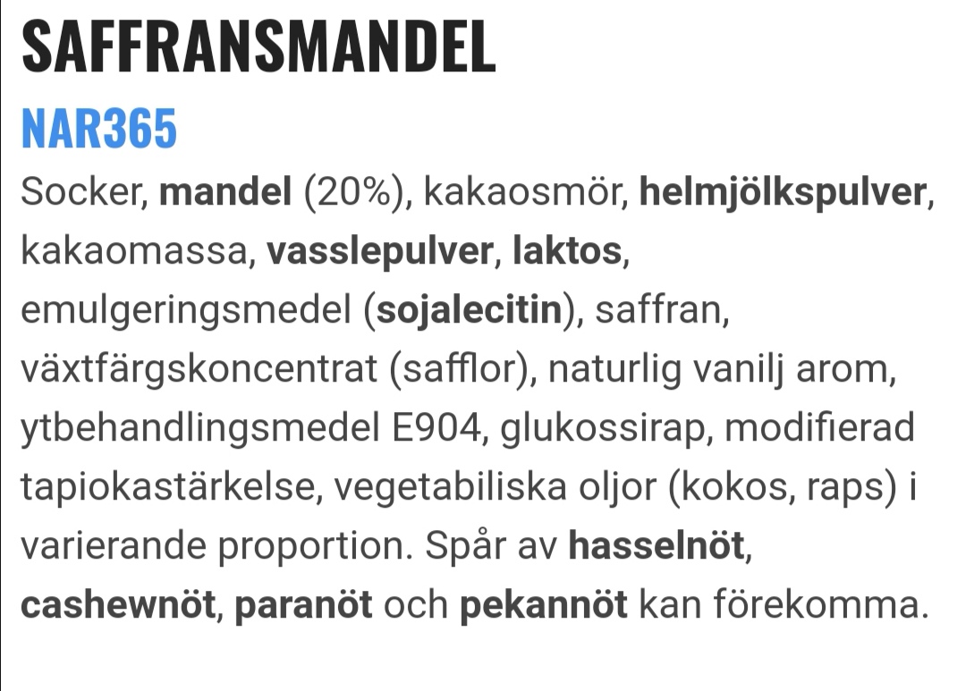 Saffransmandel