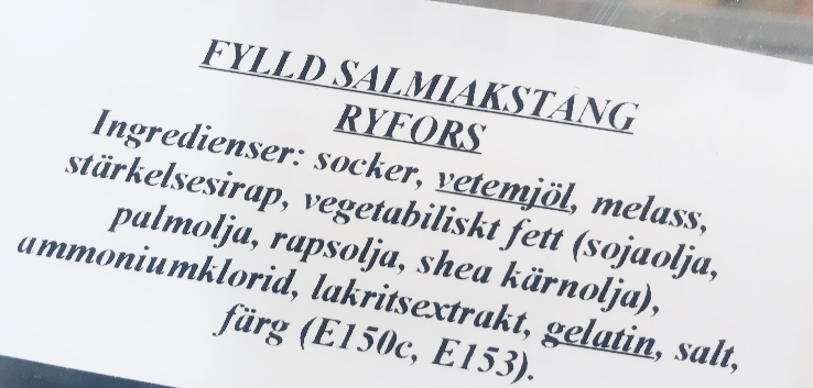 Fylld salmiakstng