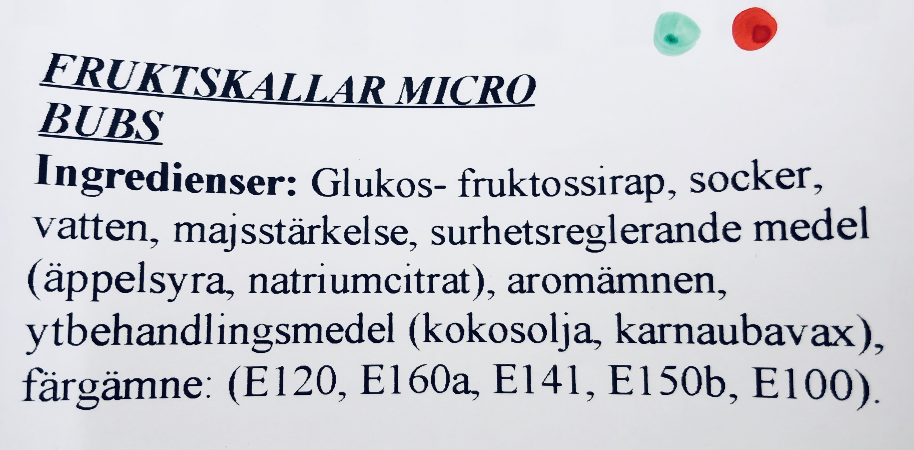 Fruktskallar micro