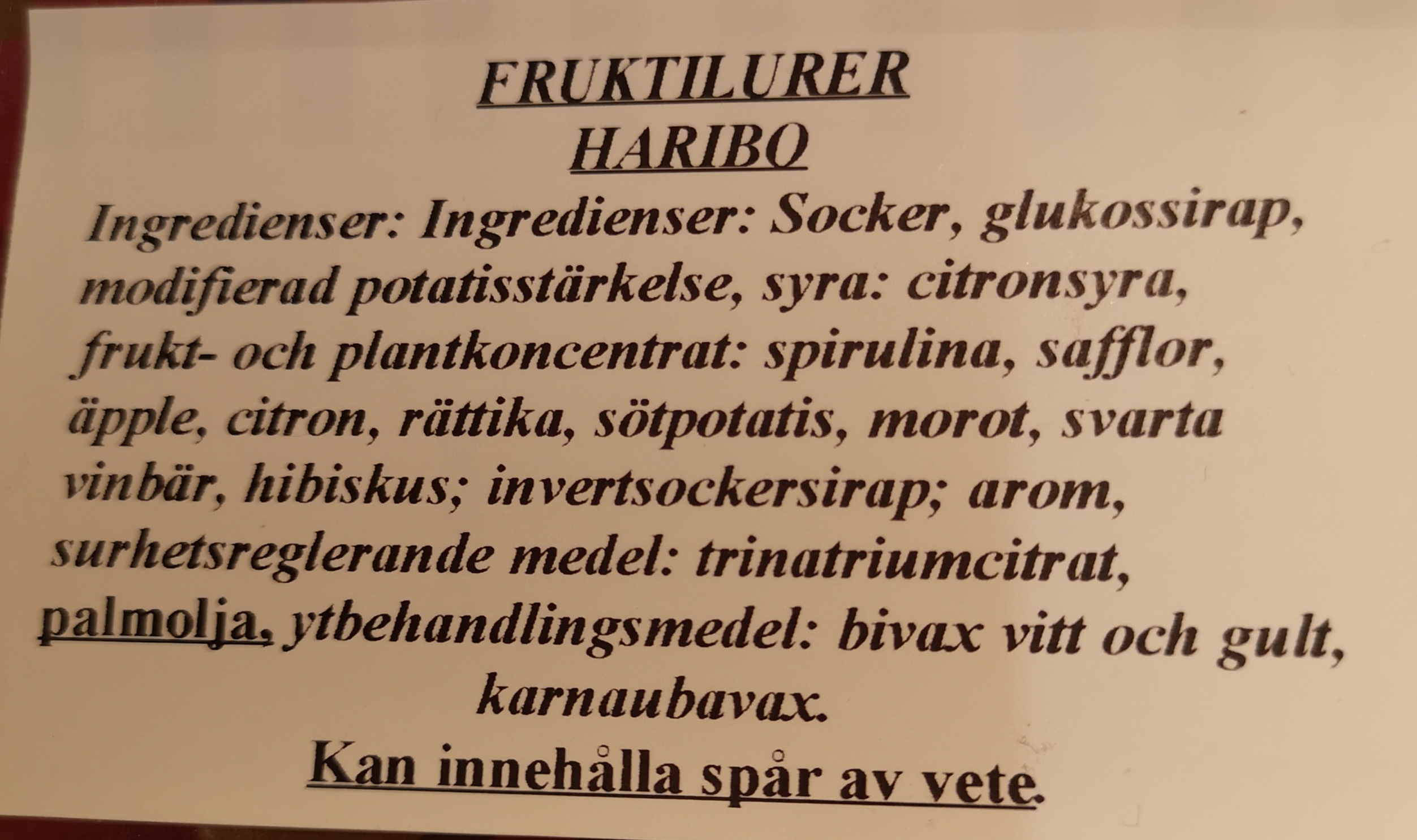 Fruktfilurer