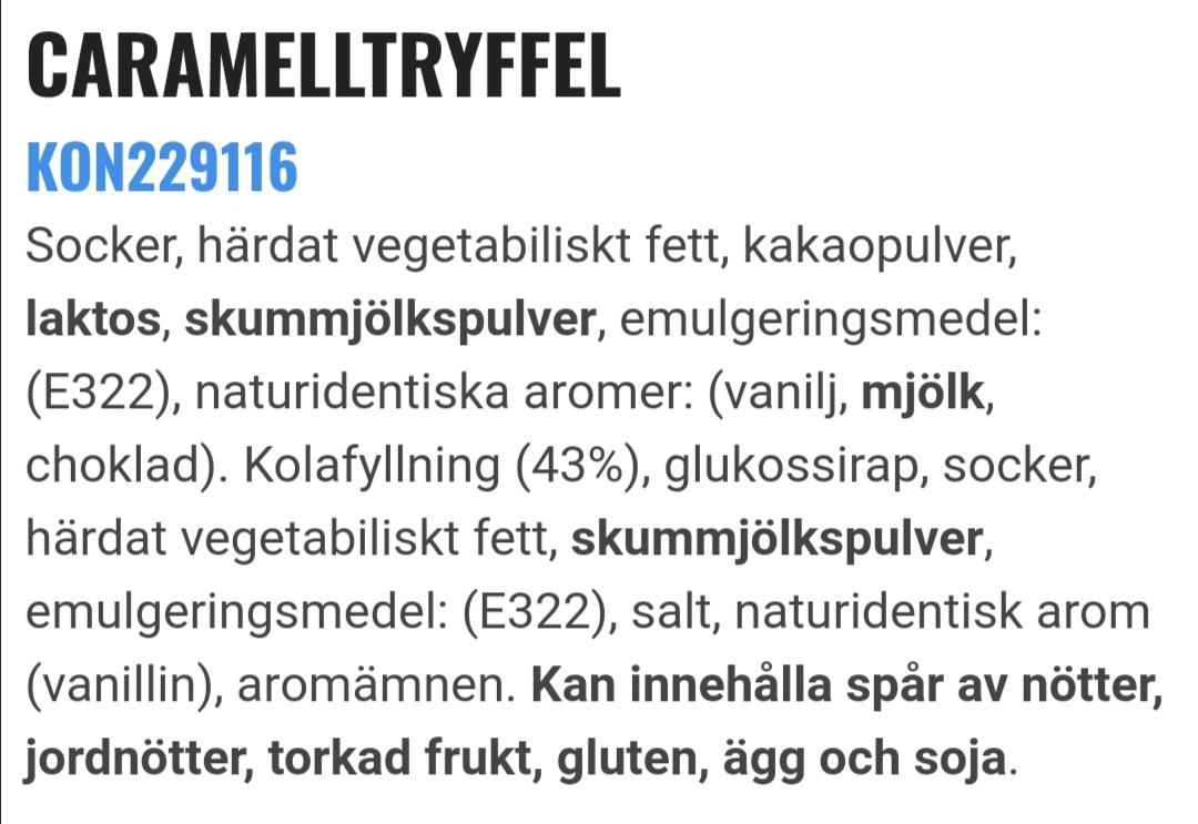 Caramelltryffel