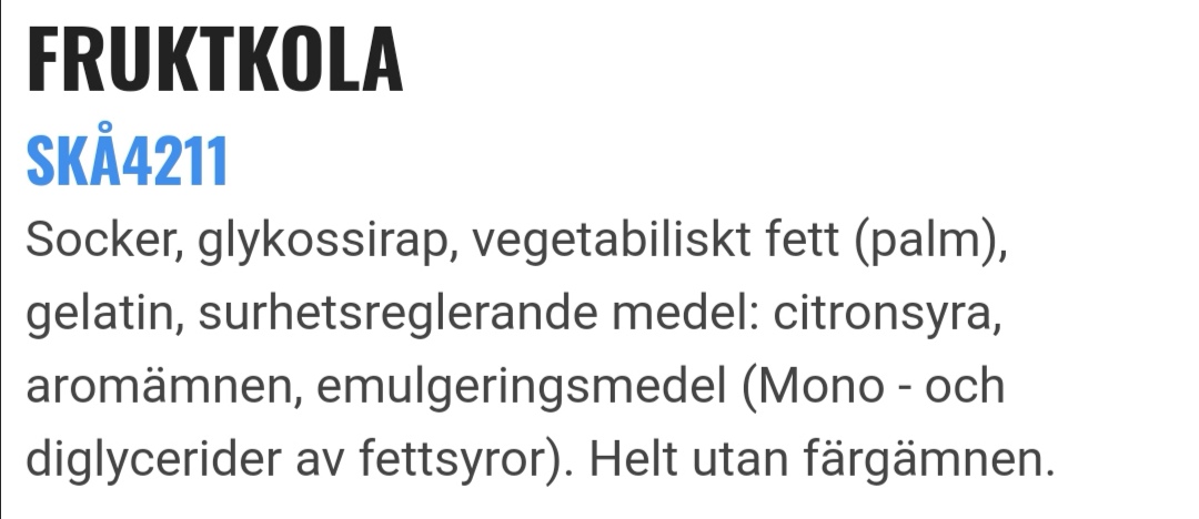 Fruktkola