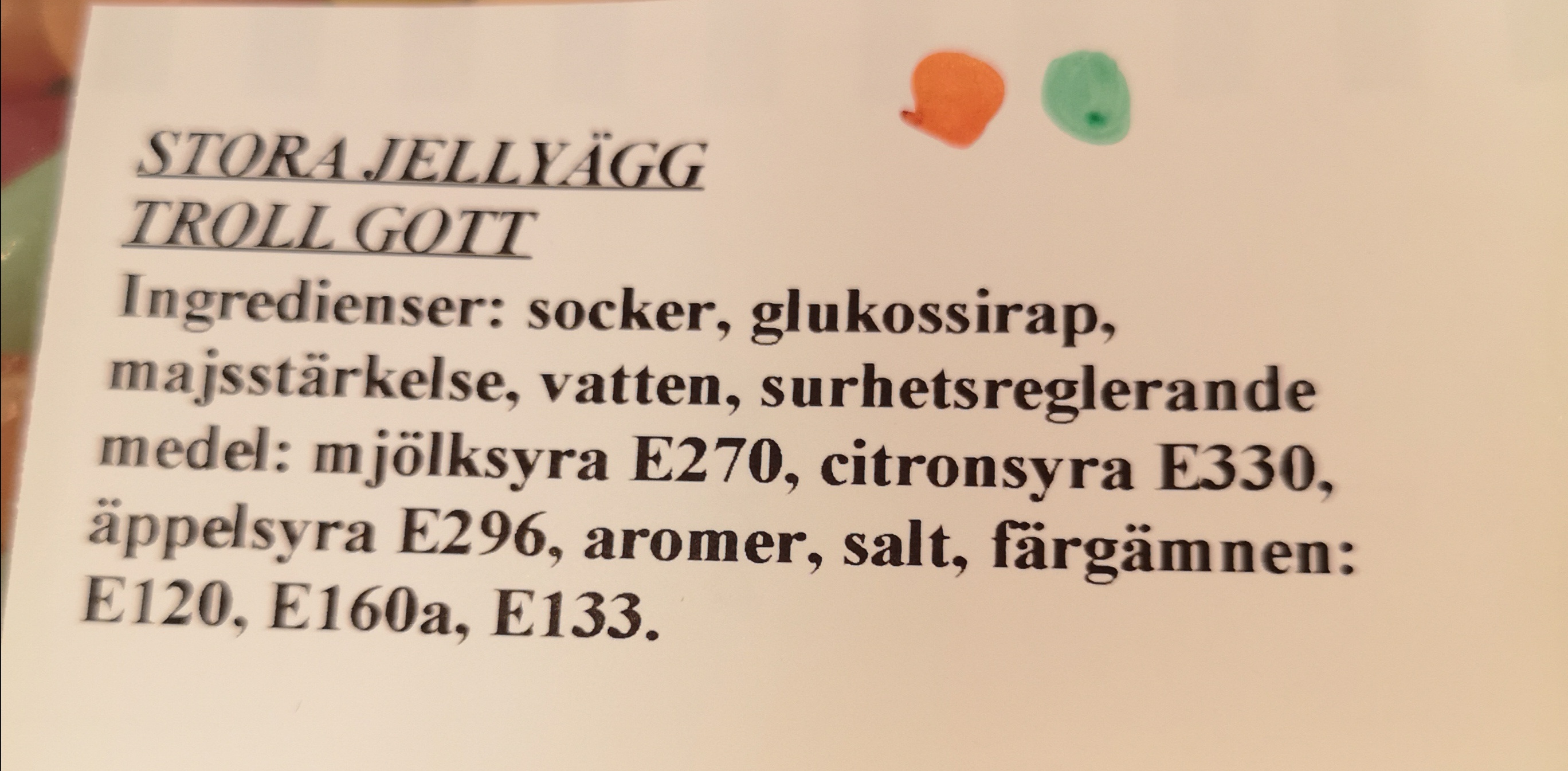 Stora jellygg