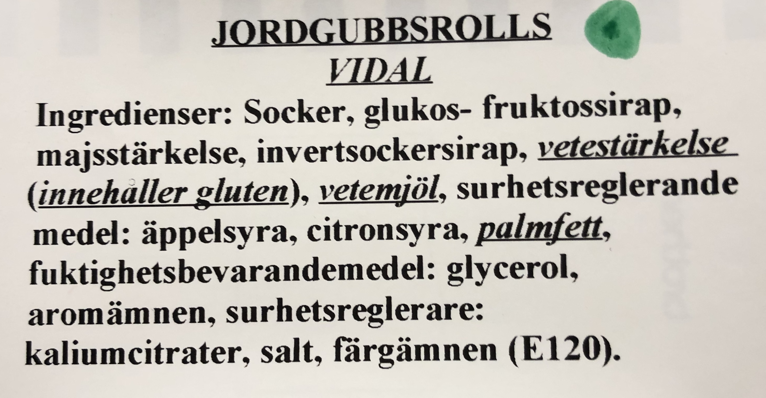 Jordgubbsrolls
